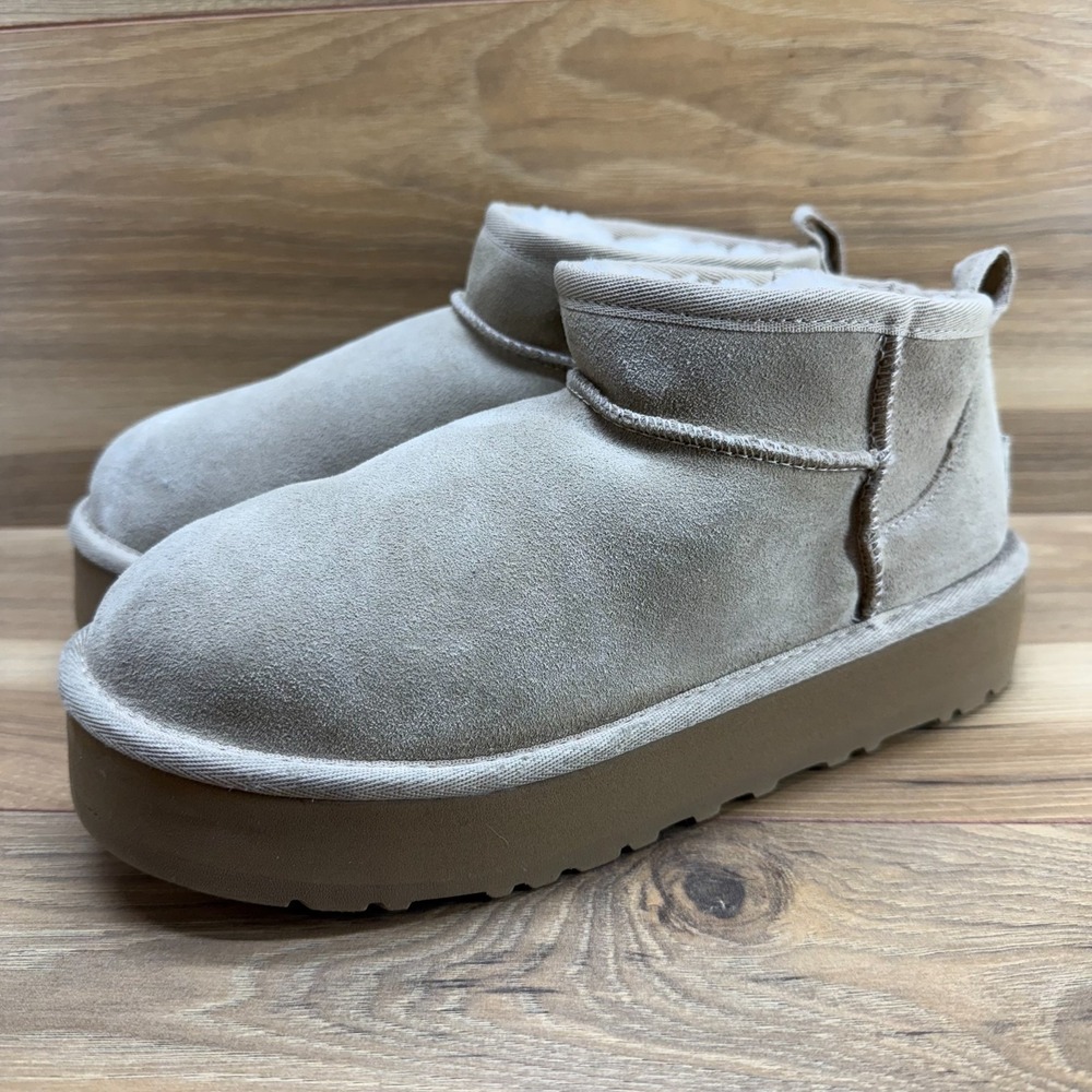 UGG Kids Tan Suede Boots
